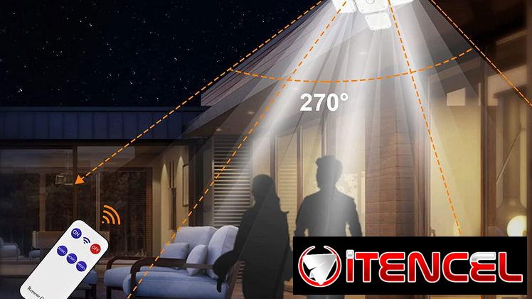 💢𝐋𝐔𝐙 𝐃𝐄 𝐒𝐄𝐆𝐔𝐑𝐈𝐃𝐀𝐃 4 CABEZAS NUEVA CON SU CONTROL REMOTO PRECIO 𝟐0𝐔𝐒𝐃
