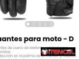 Guantes para moto – D. Cierre de velcro en la muñeca