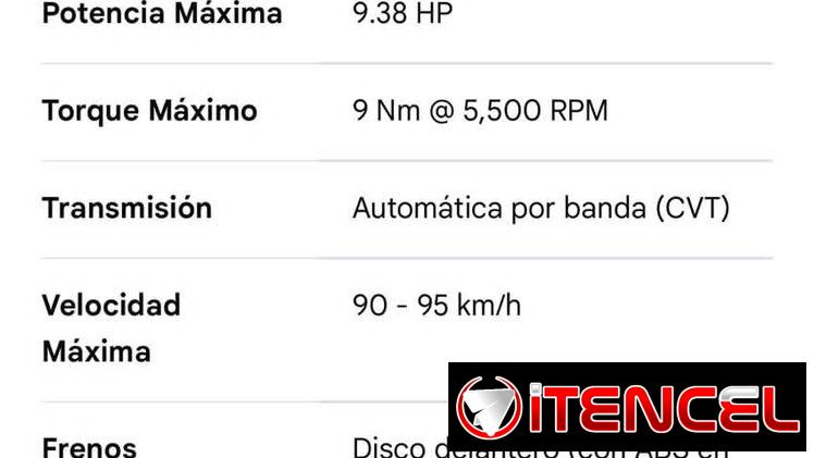 Moto automática 150cc