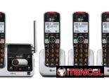 Panasonic inalámbrico con máquina contestadora, 1 terminal de color negro