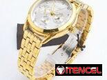 CITIZEN ECODRIVE SPORT CASUAL (FD2052-58A) DE MUJER  , 38MM EN ACERO INOXIDABLE COLOR DORADO , NUEVO A ESTRENAR 58049738