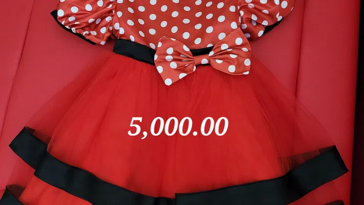 Bata para niña 2 ó 3 años