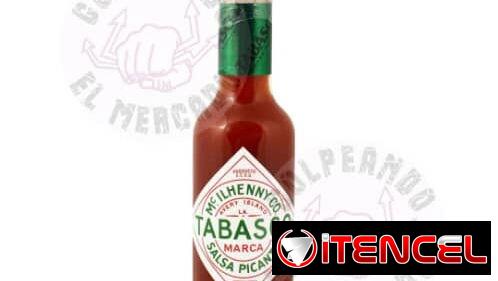 Capacillos, Absorbentes, salsa tabasco