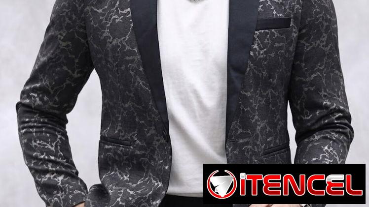 Blazer Elegante de Traje de Hombre, Talla M