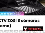 CCTV ZOSI 8 cámaras (Domo). 8 cámaras resolución Full HD 1080P. Slot para disco (DISCO INTERNO NO INCLUIDO). Nuevo