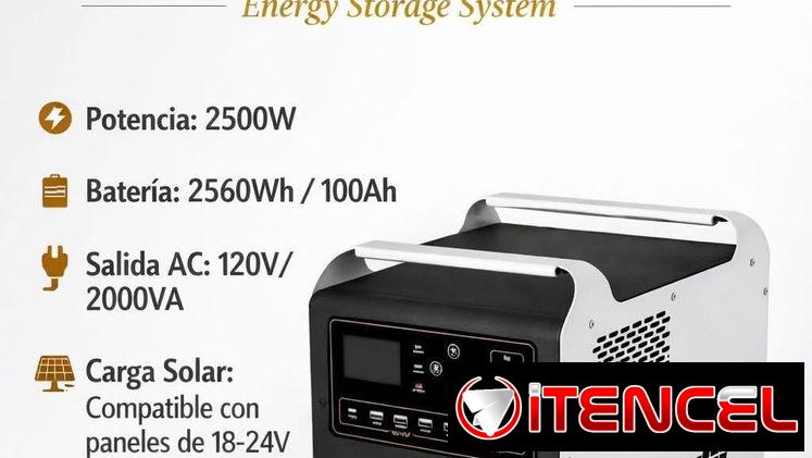 Estación de energía MUST 2k, todo en uno