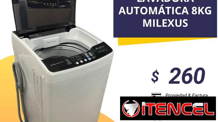 Lavadora automática Milexus 8kg