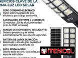 lampara recargable con panel solar