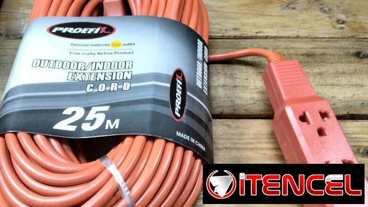 Extensión eléctrica PROEFIX de 25 m Cod:Alofokeee