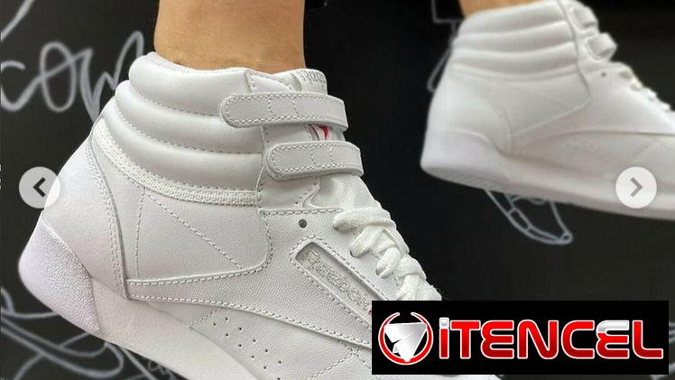 Tenis REEBOK CLASSIC FREESTYLE HI ( zapatillas ) Blancos 100% ORIGINALES (TALLAS: 37 -> 40) TF: 59030040