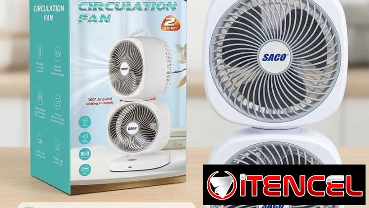Ventilador Recargable SACO Circulation Fan