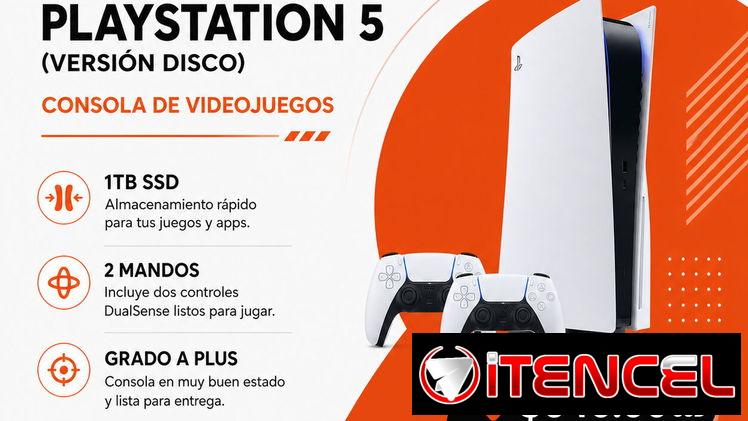 PlayStation 5 Versión Disco 1TB con 2 Mandos | Consola PS5 en La Habana