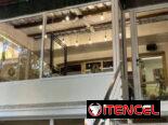 Marqueteria de aluminio y cristal , ventanas , puertas , mamparas para baño , paño fijo , estantes , ect