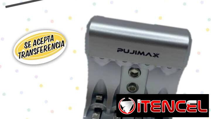 CARGADOR DE BATERIA 2-AA Y 3-AAA DE 4 PUERTOS