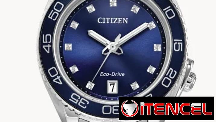 CITIZEN ECODRIVE CARSON (FE6160-57L) PARA MUJER , CRISTAL DE ZAFIRO Y ACERO INOXIDABLE ,ESFERA AZUL CON PIEDRAS 58049738