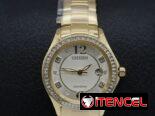 RELOJ CITIZEN ECODRIVE CRYSTAL (FE1147-79P) DE MUJER , 30MM EN ACERO INOXIDABLE DORADO , BISEL CON DIAMANTES  58049738