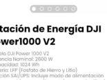 Estación de Energía DJI Power1000 V2 Modelo DJI Power 1000 V2