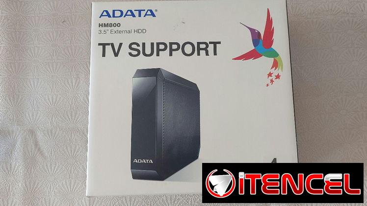 Disco Externo de 4TB ADATA HM800 TV SUPPORT, incluye cable usb 3.0 y transformador. Todo nuevo en caja.