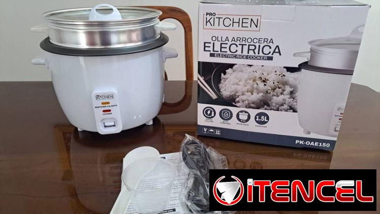Arrocera PRO KITCHEN 1.5L con Vaporera