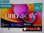 📺 TV Hisense UHD 4K – 55″ Pulgadas