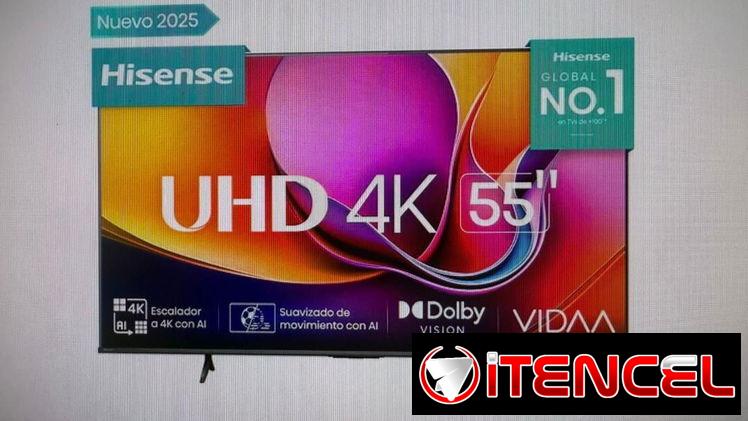 📺 TV Hisense UHD 4K – 55″ Pulgadas