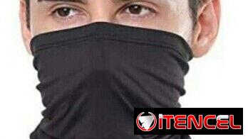Mascaras negra para el rostro para sol y frio