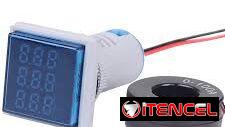 ⚡📊 MEDIDOR DIGITAL 3 EN 1 AC – VOLTAJE / CORRIENTE / FRECUENCIA 🔥