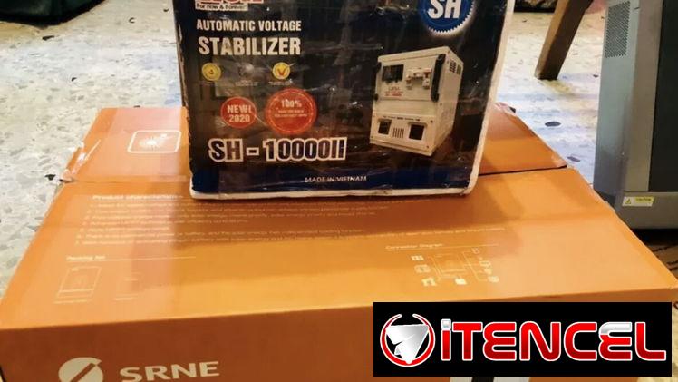 TRANSFORMADOR 10,000 WATTS  – 220V/110V  ESTABILIZADOR DE VOLTAJE AUTOMÁTICO  PARA TODA LA CASA (PANELES) – 55108123