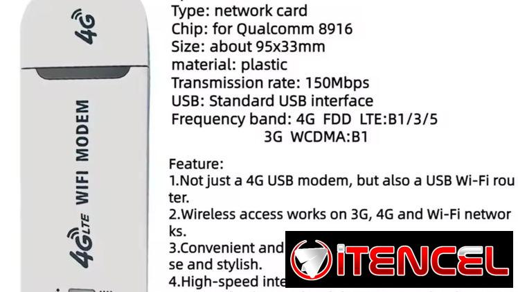 Módem WIFI tipo USB
