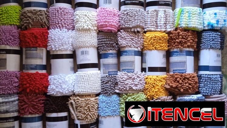 Útiles del hogar. Cortinas, cortineros, sets de baño, Alfombras, protectores de colchón, etc..