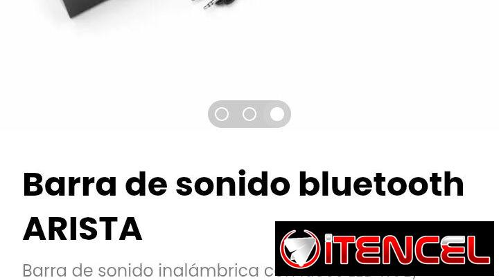 Barra de sonido bluetooth ARISTA. Compatible con TV, PC, laptop, consolas de juego y teléfonos