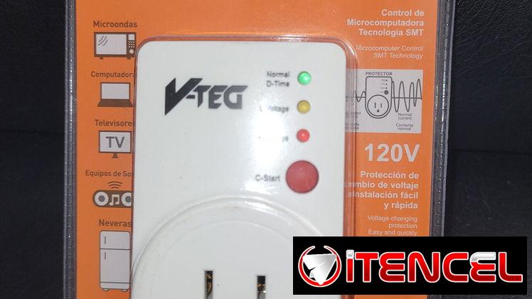 Protector de Voltaje, 120V 20amp. Refrigeración, equipos de música, Tv, computadoras