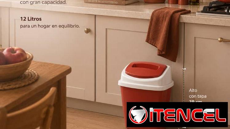 Cesto Multiuso con Tapa 12L