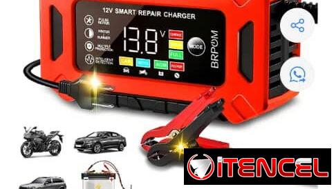 Cargador de batería para autos y motos