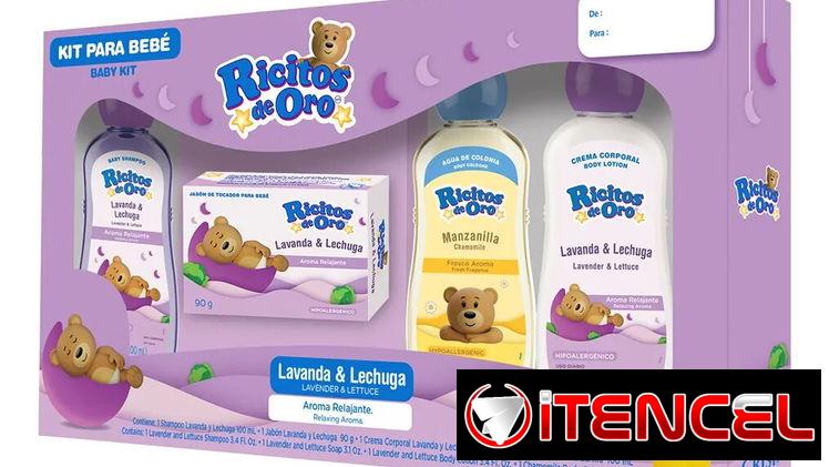 Kit de aseo para bebé Ricitos de Oro (4 piezas)