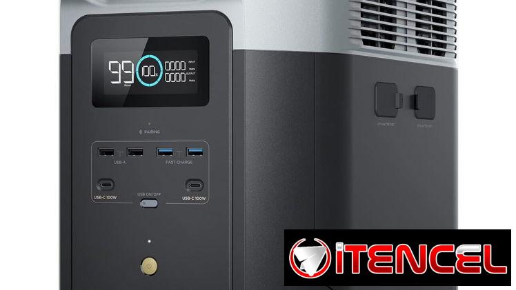 ⚡ ¡Adiós a los apagones en tu hogar! EcoFlow Delta 2 Max– la planta eléctrica más potente y silenciosa.