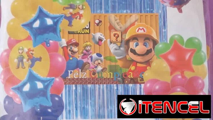 Topper y set de Mario