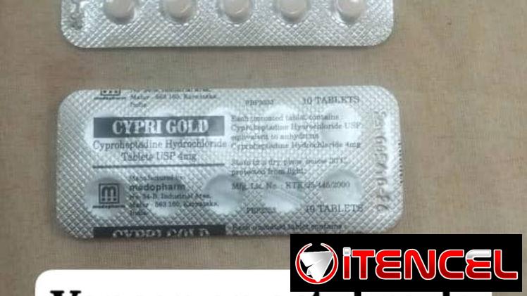 Ciproheptadina 4mg