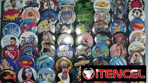 🎨 Pines Personalizados 32mm y 56mm | Diseño Propio en Aluminio o Plástico 🧷  Envíanos tus Diseños