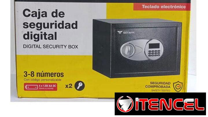 Caja fuerte digital 25cmx35cmx25cm