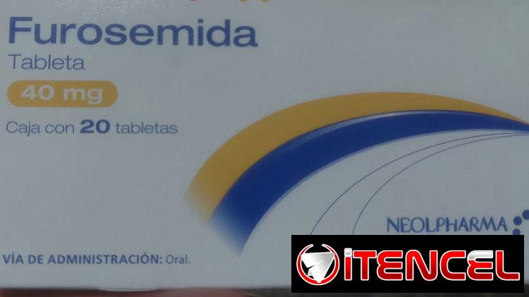 Furosemida 40mg, caja de 20 tabletas