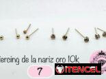 Oro y Plata. Piercings para nariz. LM joyería. Precios en cada foto. Mensajería disponible