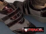 Zapatos plataformas color vino Oxford