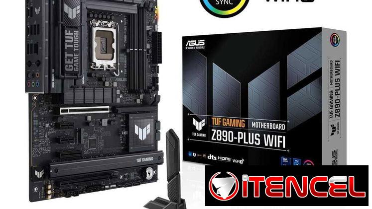 🎮 Intel 🎮 Board Asus TUF Gaming Z890-Plus Wifi 🎮 16+1+2+1VRM🔹80A🔹9066mt🔹PCIe5 x16🔹M.2 Gen5🔹4xM.2🔹4xSATA 📦0km