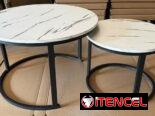 Mesa de centro doble