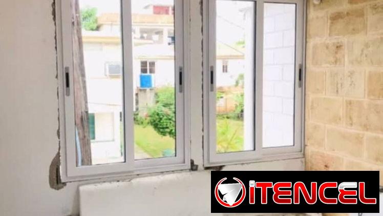 Marqueteria de aluminio y cristal , ventanas , puertas , mamparas para baño , paño fijo , estantes , ect
