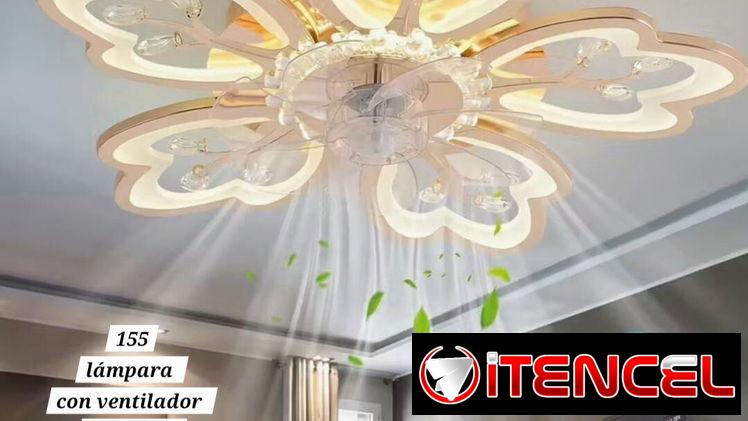 Lámparas de techo con ventilador y mando 155 usd