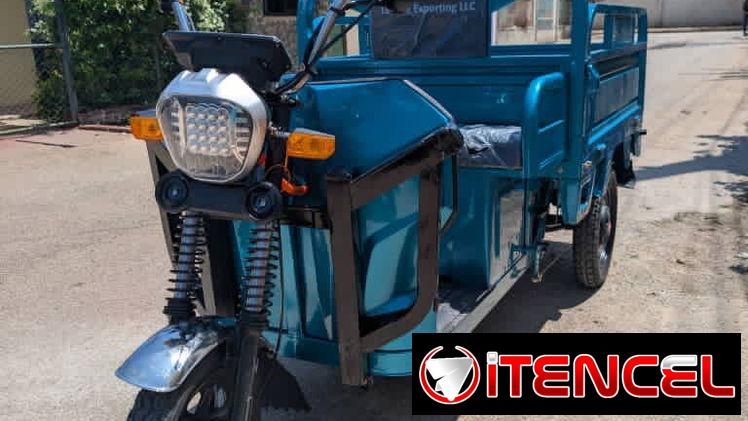 Triciclo de carga con extensor de rango