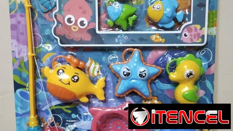🐟🐠🦀 Set de pesca 🐠🐟🦀