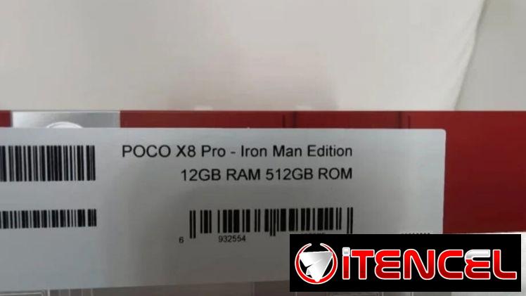 Poco X8 pro iron man edition 12/512gb